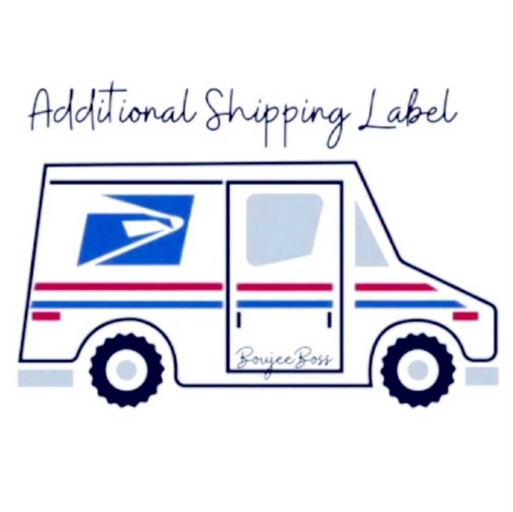 $3 Extra postage shipping label